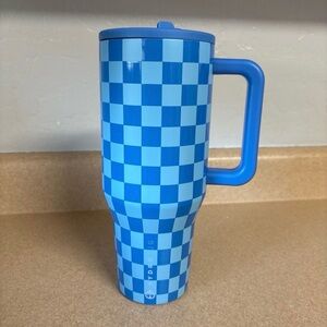 40oz Hydrojug Cobalt checkers traveler
